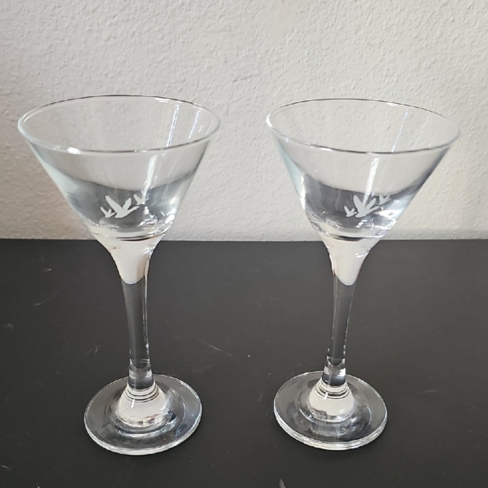 Grey Goose Glass Martini Set